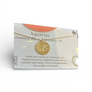 Wantable Gold Dipped Aquarius Necklace